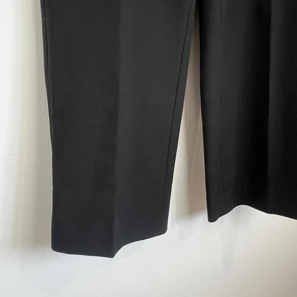 J. Crew 365 Women's Size 6 Black Pleated Cropped Dress Pants Stretch Office Work - Picture 8 of 14